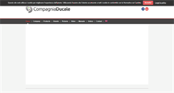 Desktop Screenshot of compagniaducale.net